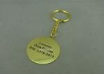 Mini Promotional Keychain for School , Customized Antique Silver Baseball Key