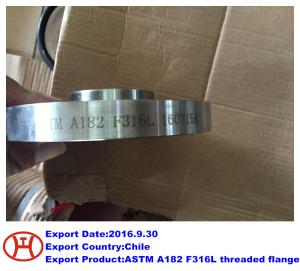 China ASTM A182 F316L threaded flange wholesale