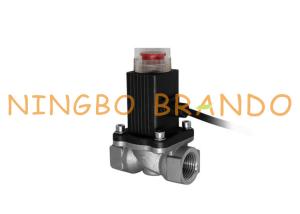 China 9V 12V Emergency Automatic Shut-Off Solenoid Valve For Gas Line 1 1/2 3/4 Inch wholesale
