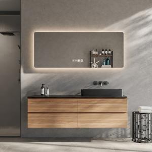 China European High End Bathroom Vanity Cabinet with Modern Design and Mirrored Cabinets wholesale