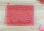 0.06-0.1mm Thickness PVC Bubble Bag / Reusable Mailer Plastic Zipper Bag
