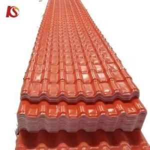 China Colonial Roofing Tile PVC Tejas Long Lifespan1050mm ASA Spanish Synthetic Resin Roof Tile with 15 Years Color Lasting wholesale