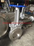 Beveled Edge NPS 2" CF8 PN16 Wafer Knife Gate Valve