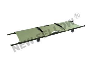China Aluminum Alloy Folding Stretcher 190 × 53 × 15cm With Wheels For Hospitals wholesale
