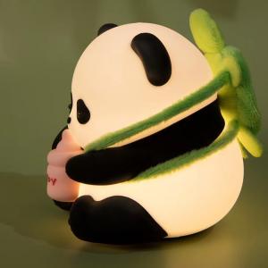 China Cute Panda Night Light, Led Squishy Novelty Animal Night Lamp, 3 Level Dimmable Nursery Nightlight wholesale