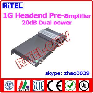 China 1G 20dB Analog Headend Pre-amplifier/Booster wholesale