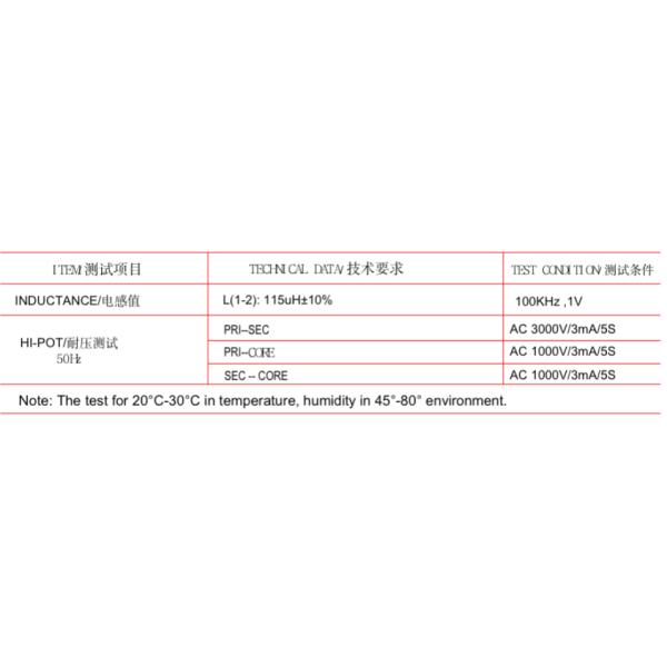 PQ40 High-Frequency Transformer Manufacturer Customized DW6333