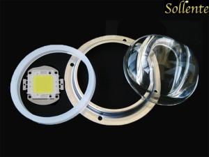 China High Power COB Integrated LED Module 6000K With Street Lens Borosilicate Glass wholesale