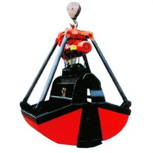 China 6-12 CBM Crane Grab Orange Clamshell Grab Bucket Overhead Crane Grapple wholesale