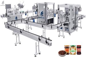 China High Speed Energy Efficiency Sauce Automatic Bottle Filler Automatic Liquid Packaging Machine wholesale