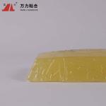 Solid Yellow Hot Melt Kraft Paper Tape TPR Glue For Corrugated Boxes TPR-6258C