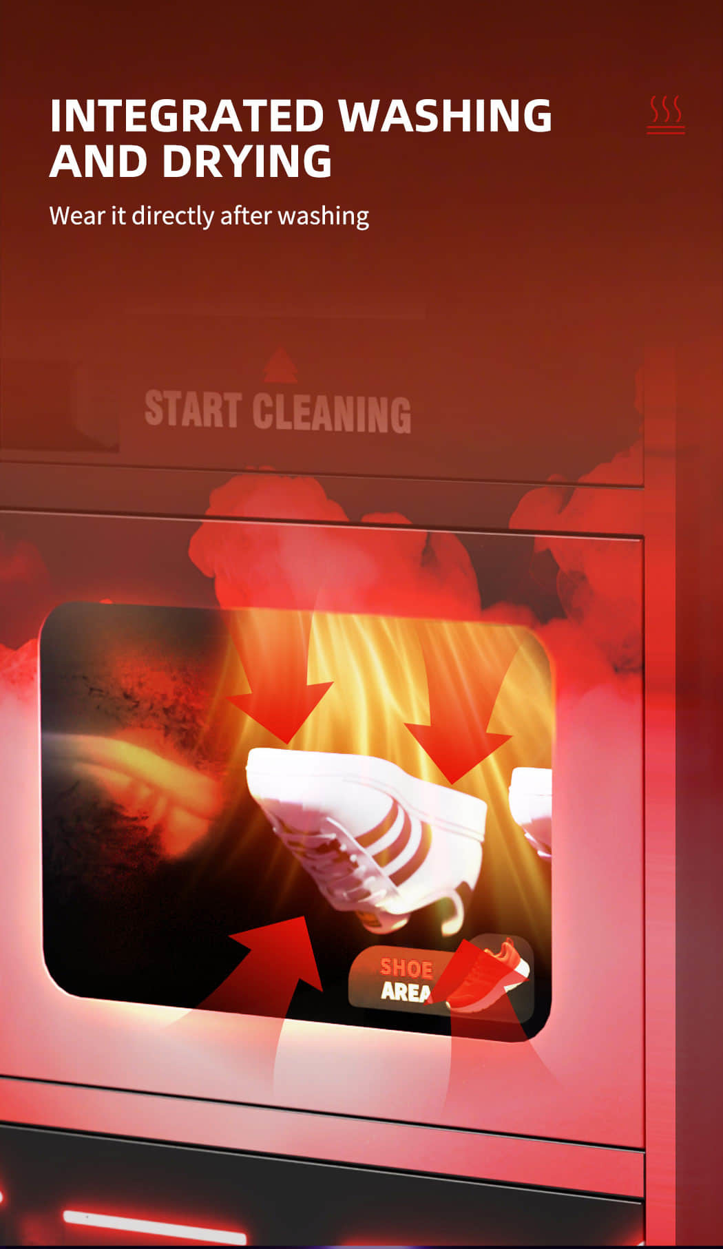 Smart Helmet Cleaning Vending Machine with UV Sterilization, Automatic Drying, Deodorizing System and QR Card Payment for Motorcycle Shops, Gyms and