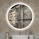 Hotel Modern Mirror Glass Irregular Shape Mirror Glass With Light