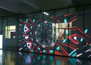China 256x128 Dots Transparent Glass Led Screen Display Quick Installation wholesale