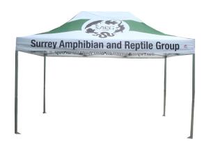China 3X4.5 Marquee Gazebo Shade Tent CMYK Heat Transfer Printing Strong Framework wholesale