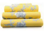 Modern Yellow Color Non Woven Wallpaper Washable For Livingroom , Size