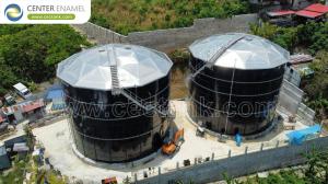 China Center Enamel can Provide external floating roof for France Oil &amp; Gas Storage Tanks wholesale
