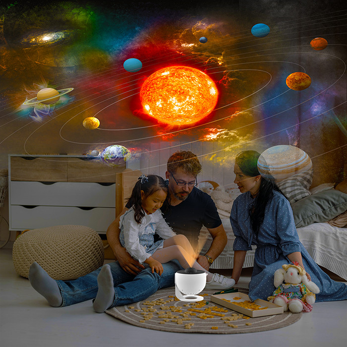 12 In 1 HD Planetarium Galaxy Projector Durable For Home Theater