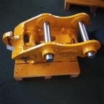 Excavator tilting quick hitch attachments, excavator fast connector