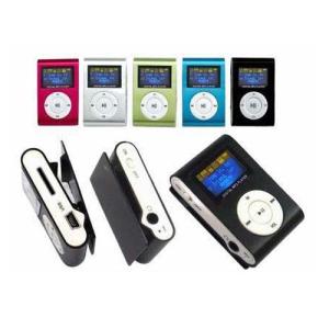 China Rechargeable Mini Clip LCD Mp3 Player with Microsd Card Slot BT-P002 wholesale