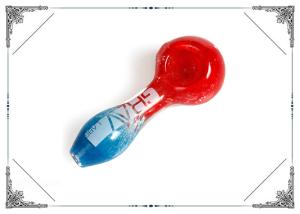 China Mixed American Colors Hand Glass Smoking Pipe 4 Inches Spoon Pipe wholesale