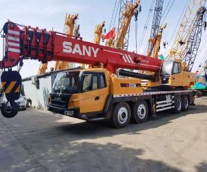 China 2017 Sany Used Boom Truck Crane 75 Tons 274 KW Second Hand Mobile Cranes wholesale