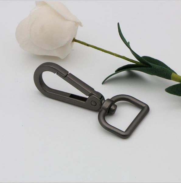 Quality New products zinc alloy gunmetal color 20.7 mm square snap hooks for handbag for sale