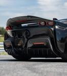 SF90 Ferrari Carbon Fiber Body Kit 1016 Style Front Lip Air Intake Black Spoiler