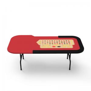 China Dustproof Folding Casino Table Custom Portable Roulette Table Professional wholesale