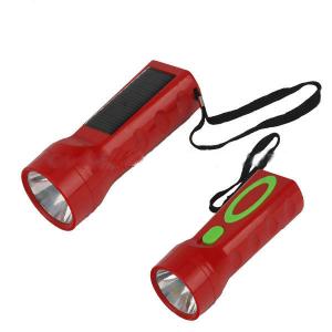 China Anfly 1 super bright LED rechargeable solar powered emergency flashlight on sale