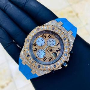 China Vvs Moissanite Iced Out Watches Luxury Watch Brands Jewelry Making on sale
