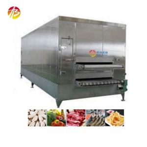 China 13800*3200*2500mm Iqf Tunnel Freezing Machine for Frozen Vegetables Fruit Shrimp wholesale