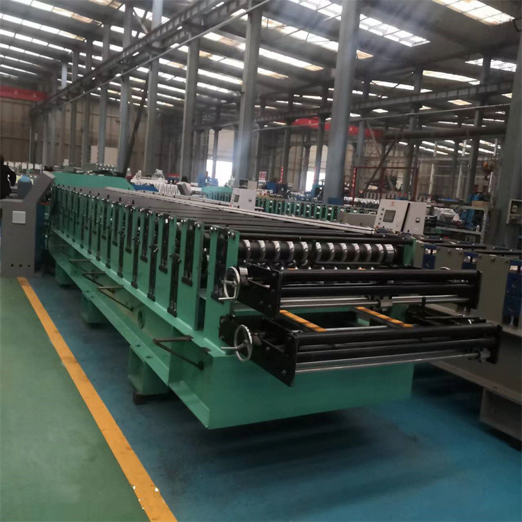 Customized Metal Double Deck Roll Forming Machine For Trapezoidal And Corrugated panel