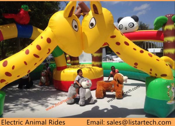 Automobiles Motorcycles on Coin Operated Amusement Plush Animal Rides in