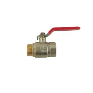 China Threaded Connection Fip Brass Ball Valve PTFE Seal Compact Design wholesale