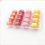 PVC 16 Pcs Macaron Blister Tray Transparent Macaron Display Tray