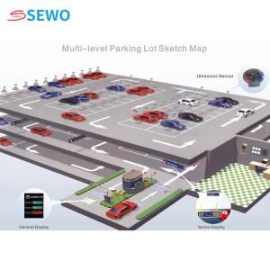 China Underground Parking Lot Intelligent Parking Guidance System with RS485 Communication wholesale
