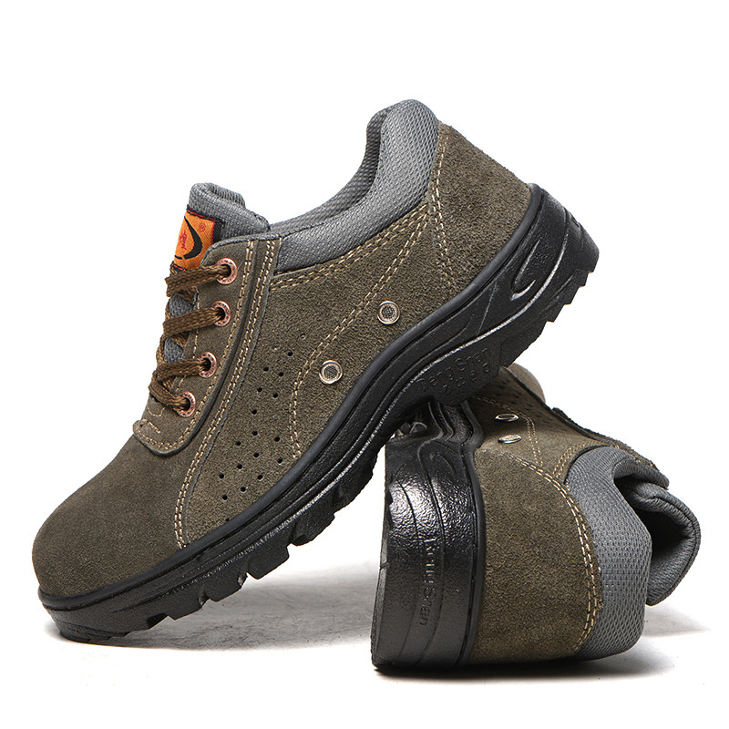 Gaomi Shengjie Men's Low top Work Shoes Anti Puncture Industrial Construction Anti Slip Safety Shoes
