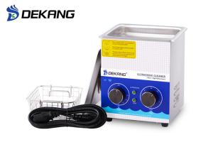 China 1.3 L 48KHz Table Top Ultrasonic Cleaner 0-20 Min Timer 100W Heating Power wholesale