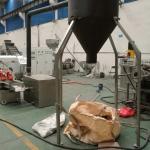 Two Stage Carbon Black Plastic Compounding Pelletizing Extruder 500-1000kg/H