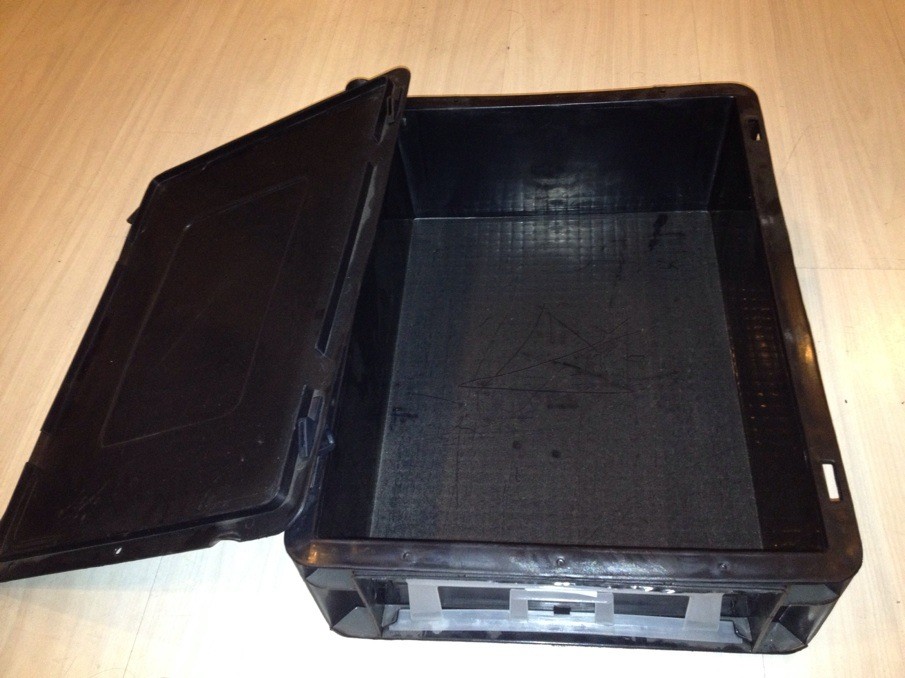 SGS Abrasion Resistant UV Coating Plastic 400*300mm ESD Parts Bins