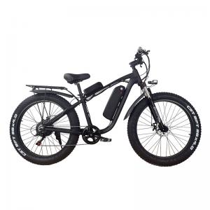 China Loading 200KG Fat Tire Electric Mountain Bike 48v Electric Bicycle Light Operation wholesale