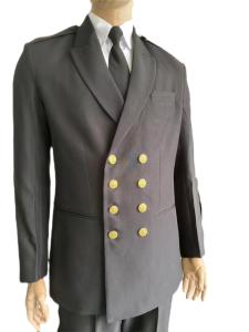 China Classic Black Ceremonial Uniform 40 Polyester 60 Cotton Material For Formal Events wholesale
