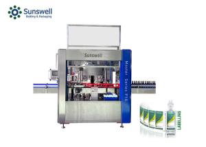 China 18000bph Auto Rotary Type Beer Bottle Neck Front Back Labeler Machine wholesale