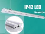 60w 1500mm Led Linear Suspension Lighting Max 42m Linkable