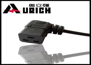China Customized Electric 3 Pin Right Angle Plug Power Cord U. S. &amp; Canada Standard wholesale