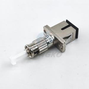 China Multimode Metal 50/125 Female To Male Adapter , SC To ST Fiber Optic Hybrid Adapter wholesale