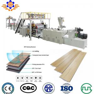 China 8mm Multi Layer SPC PVC Floor Extruder Making Machine Vinyl Plank Lvt Flooring Production Line wholesale