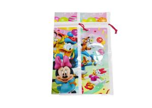 China CPE Printing Plastic Drawstring Bag Rainproof Environmental Protection wholesale