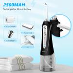 Cordless Water Flosser Rechargeable Portable Oral Irrigator Black